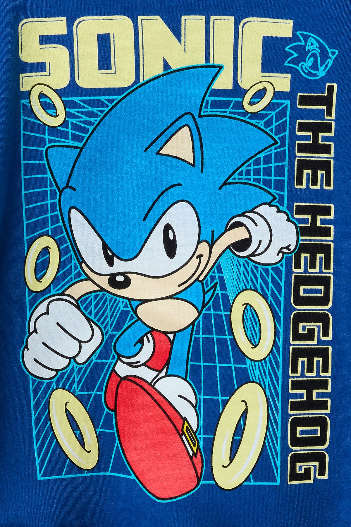 Alt View 3. Kids Sonic Graphic Fleece Hoodie - Blue