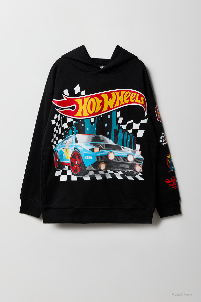 Haut à capuchon en molleton à imprimé Hot Wheels™ pour garçon