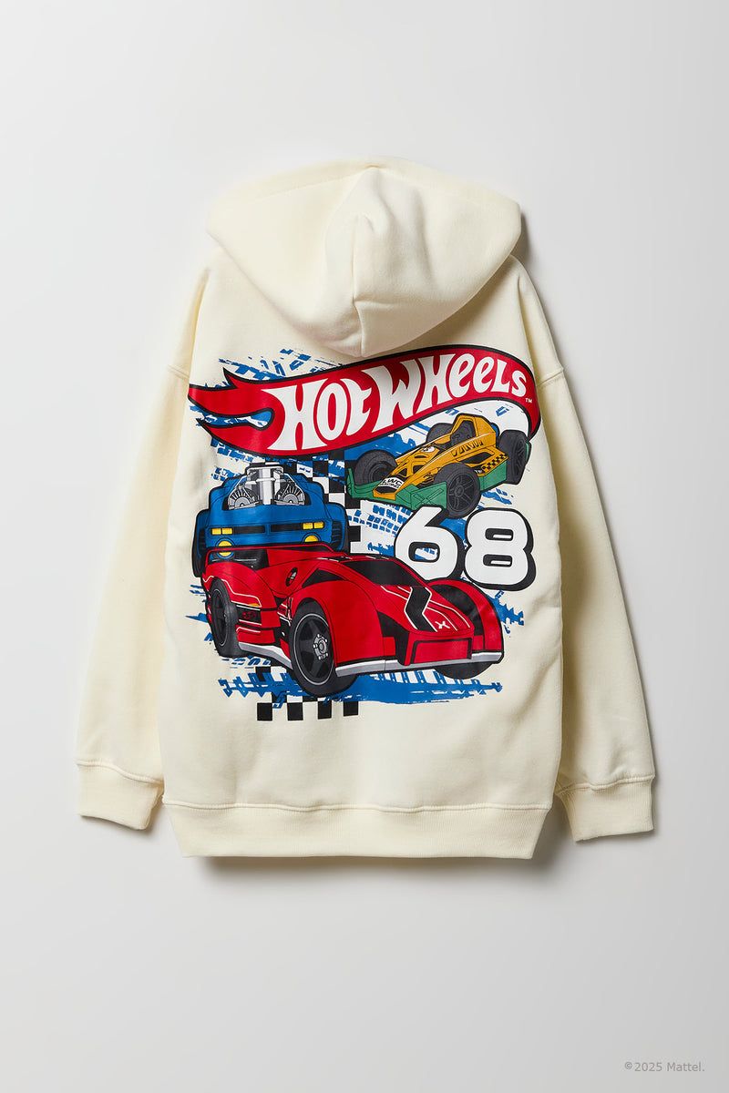 Haut à capuchon en molleton à imprimé Hot Wheels™ Racing HD pour garçon