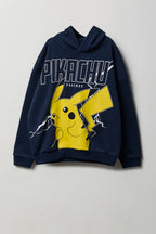 Haut à capuchon en molleton avec imprimé Pikachu pour enfant