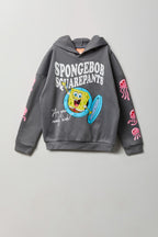Haut à capuchon en molleton avec imprimé SpongeBob SquarePants pour enfant