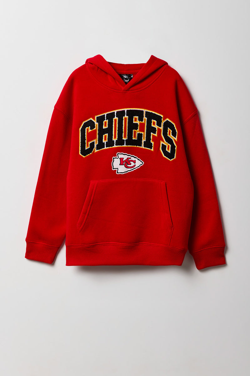 Kids Chiefs Chenille Embroidered Hoodie