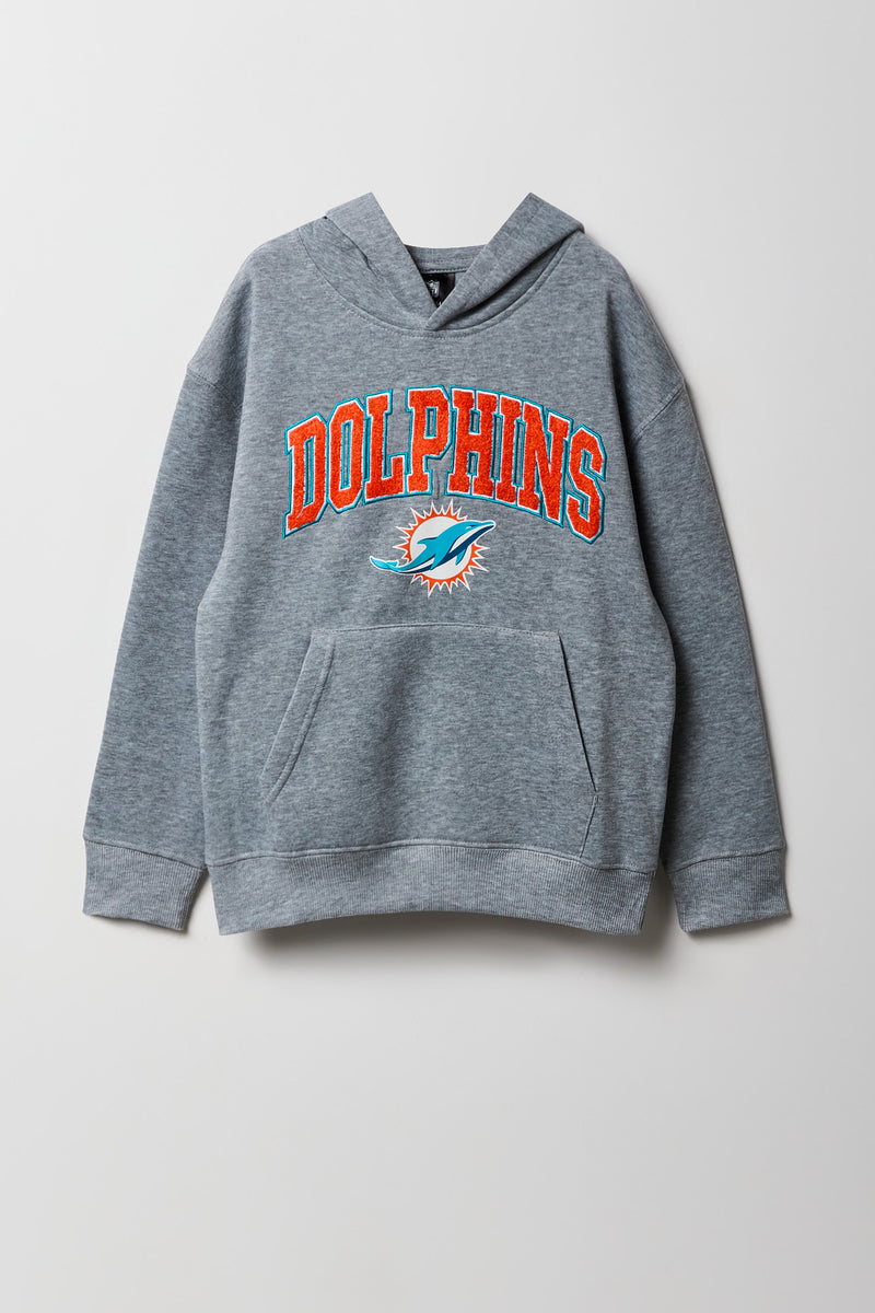 Kids Dolphins Chenille Embroidered Hoodie