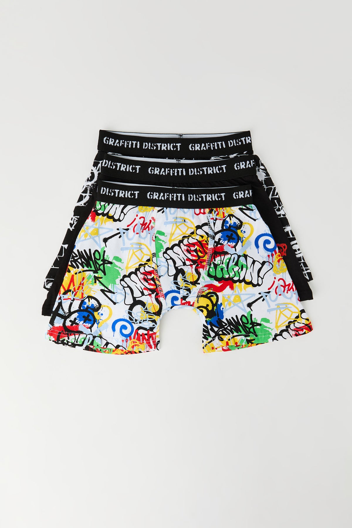 Boys Boxer Briefs (3 Pack) - Black