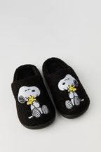 Pantoufles en Sherpa Peanuts Snoopy pour enfant