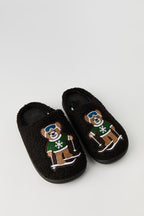 Pantoufles en Sherpa Ours pour enfant