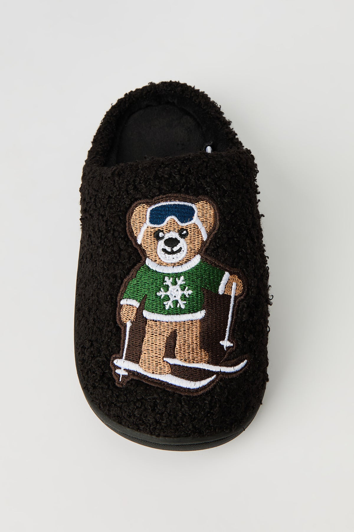 Vue alternative 3. Pantoufles en Sherpa Ours pour enfant