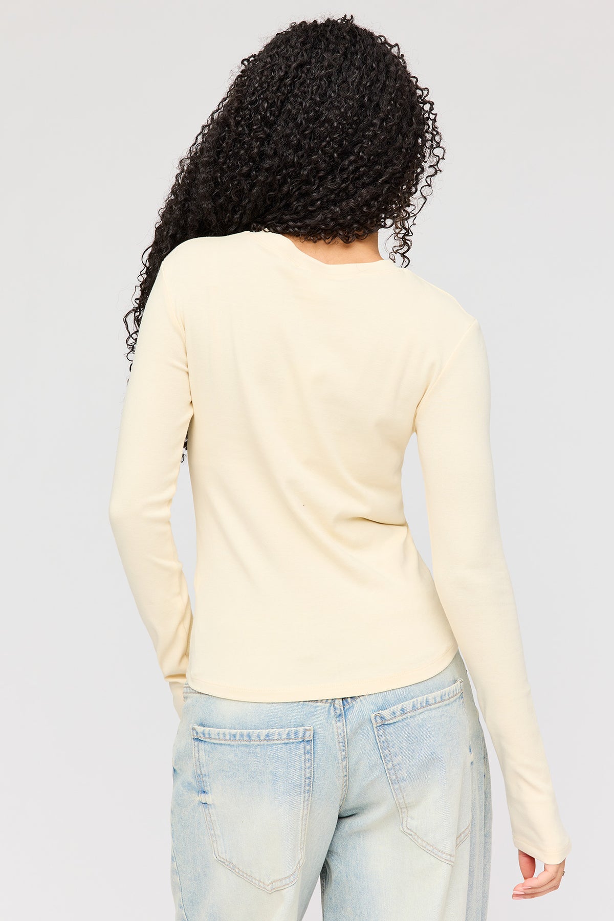 Alt View 2. Gothic Rhinestone Graphic Top - Yellow
