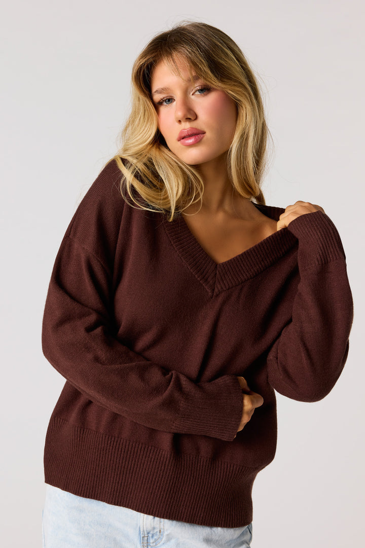 Chandail à encolure en V