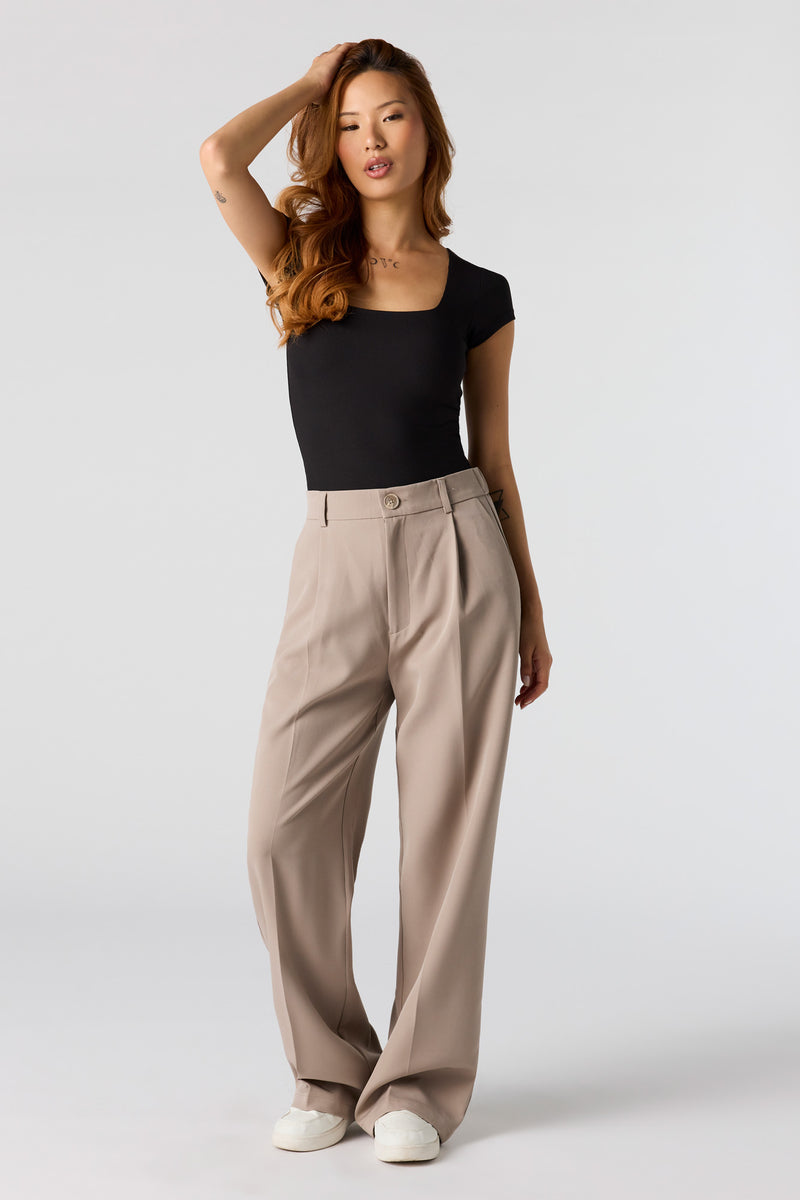 Pantalon habillé à jambe large