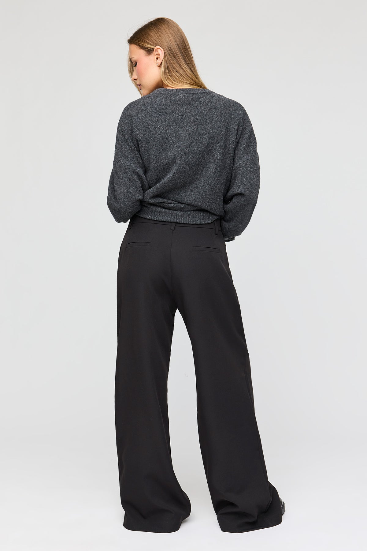 Alt View 3. Baggy Dress Pant - Black