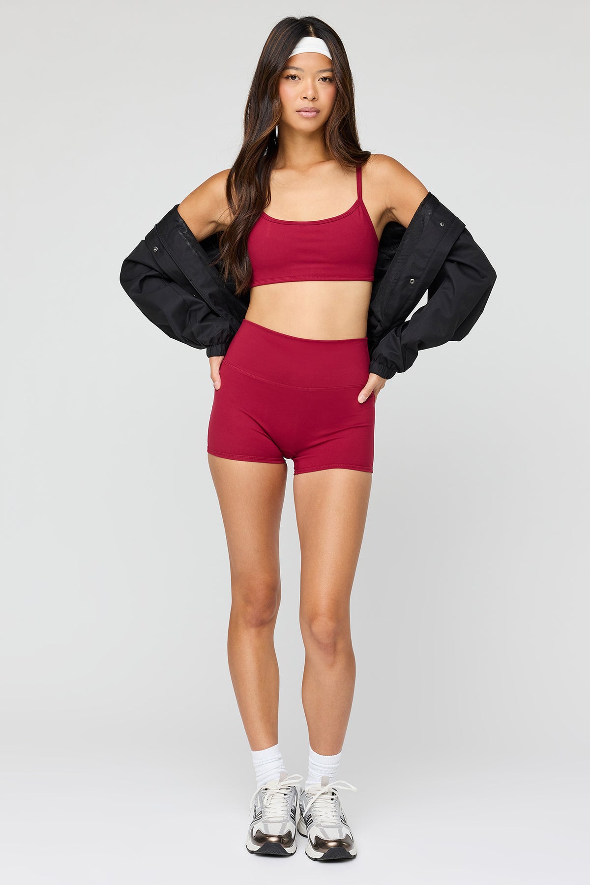 Alt View 3. Bike Short 2.75" - Red