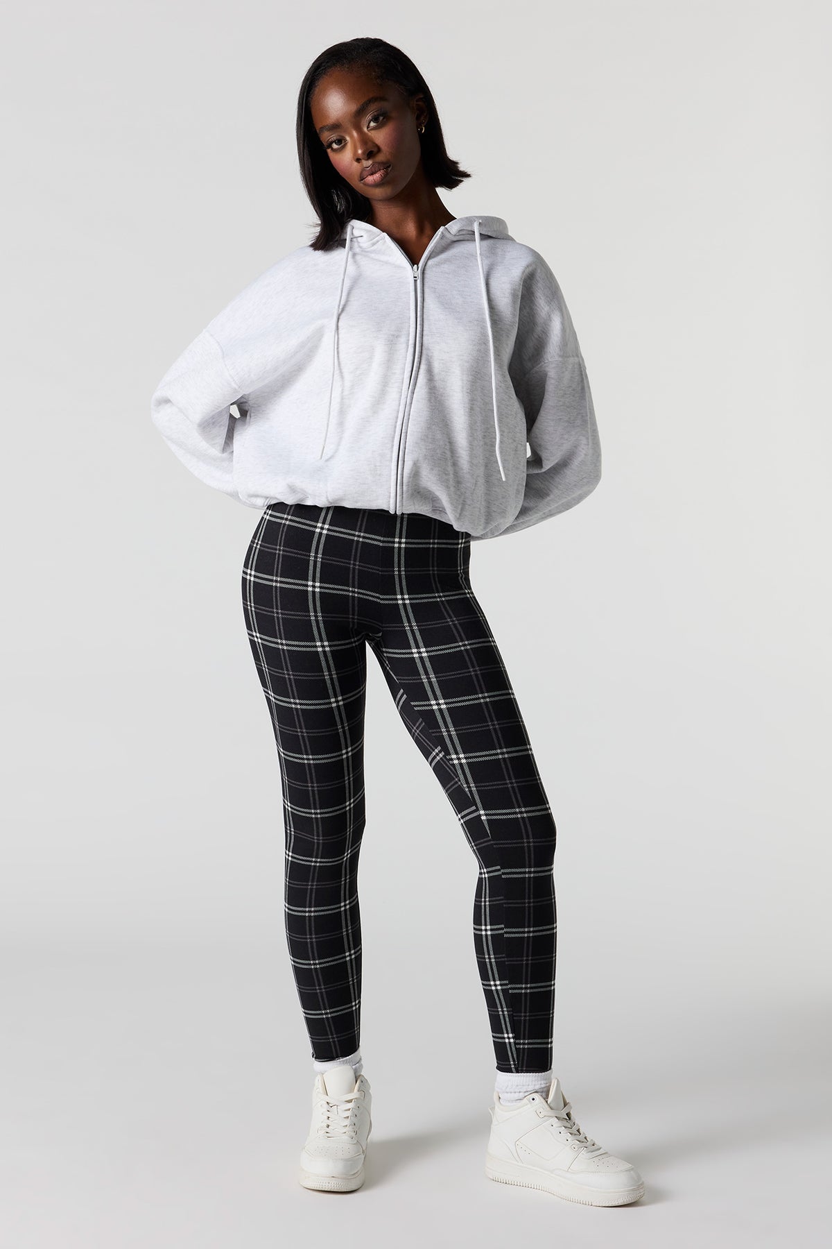 Legging avec bande élastique à imprimé