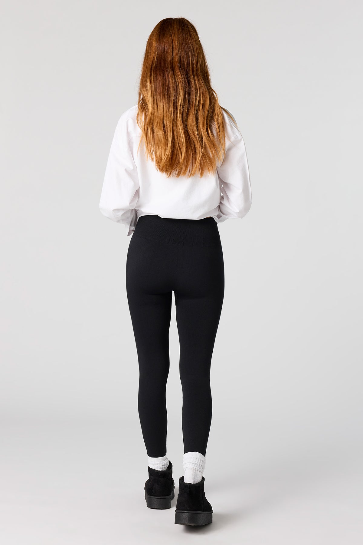 Alt View 3. Seamless High Rise Legging - Black