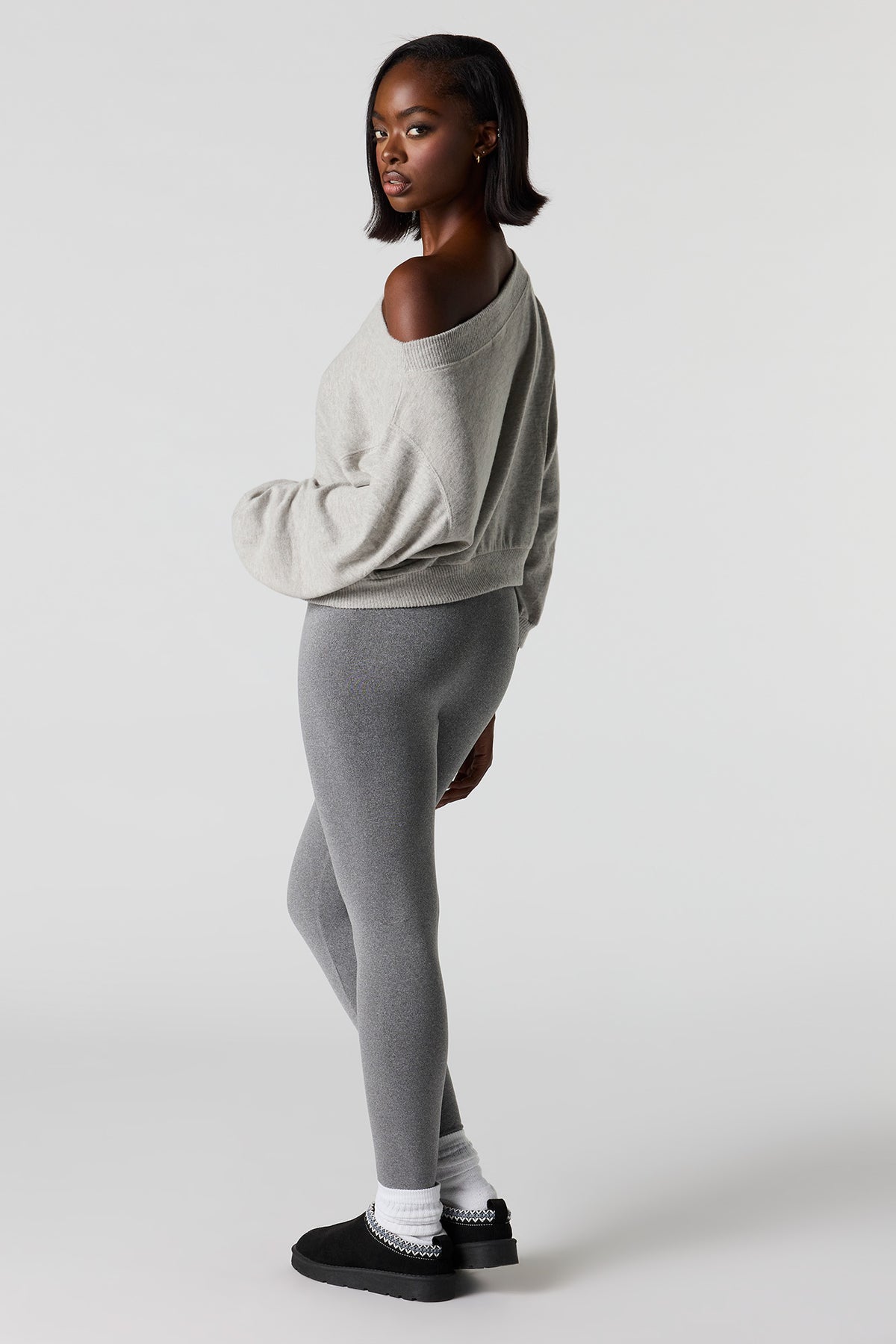 Vue alternative 3. Legging sans couture à taille haute