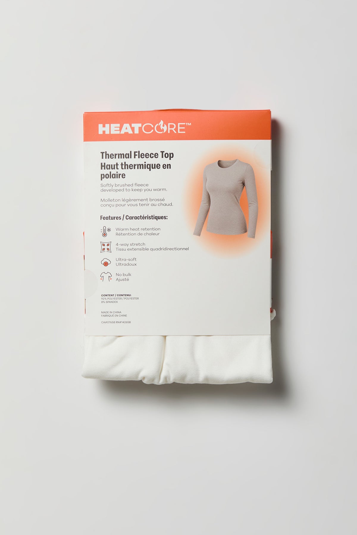 Vue alternative 5. Haut HEATCORE Warm doublé de molleton