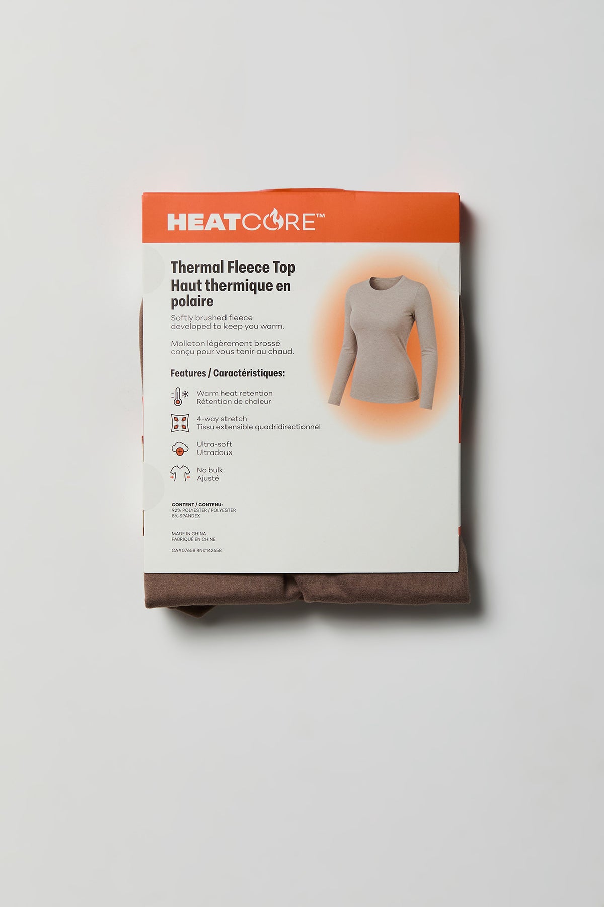 Vue alternative 5. Haut HEATCORE Warm doublé de molleton