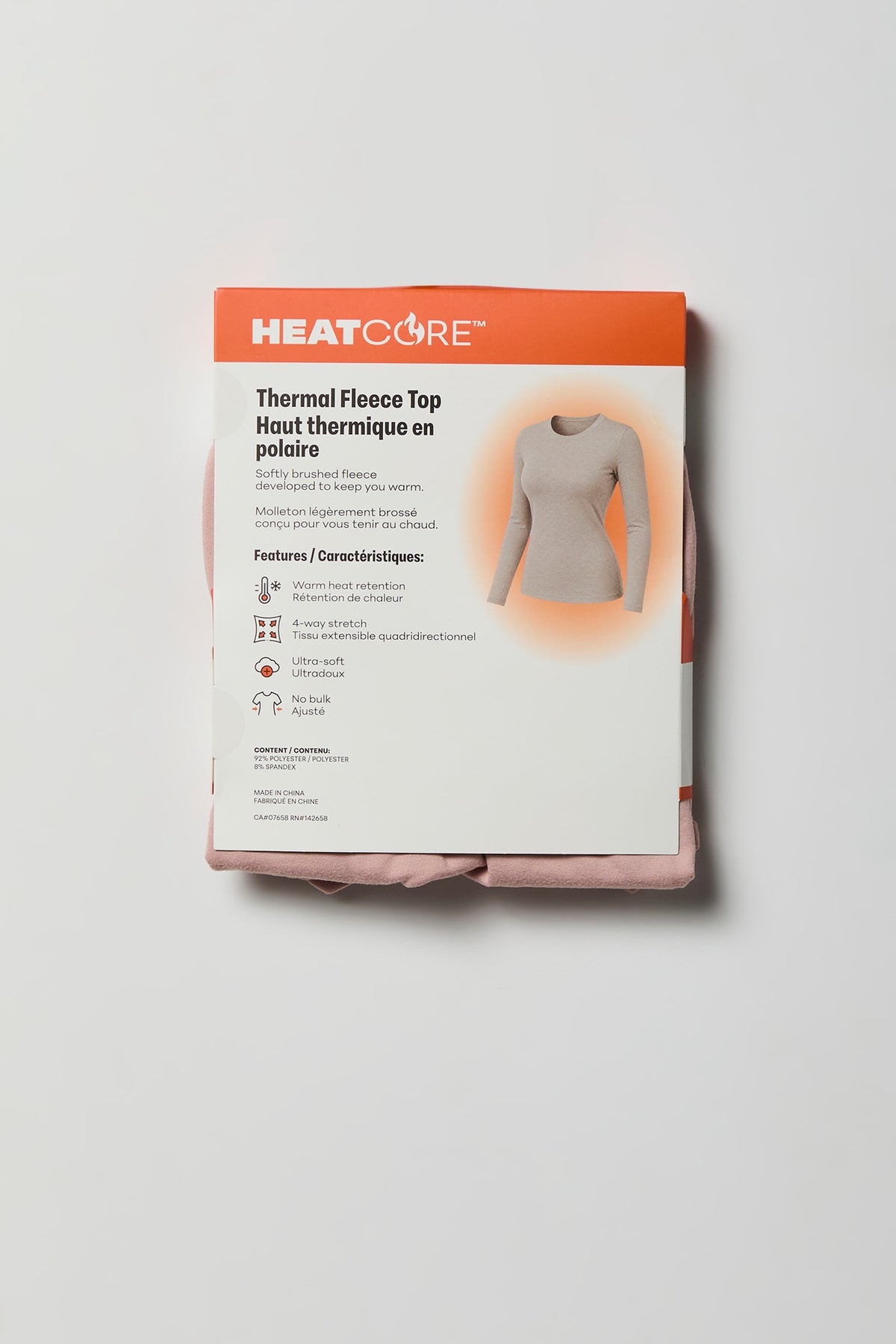 Vue alternative 5. Haut HEATCORE Warm doublé de molleton