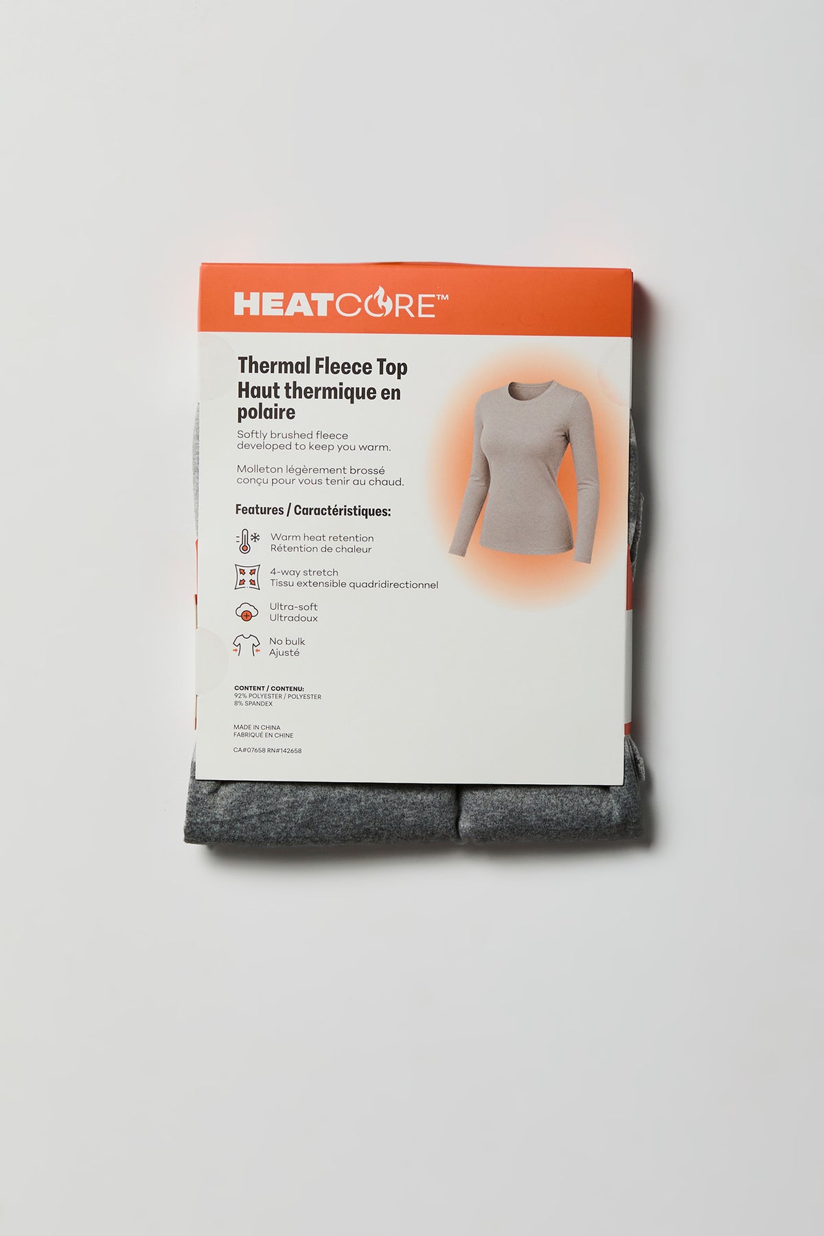 Vue alternative 5. Haut HEATCORE Warm doublé de molleton