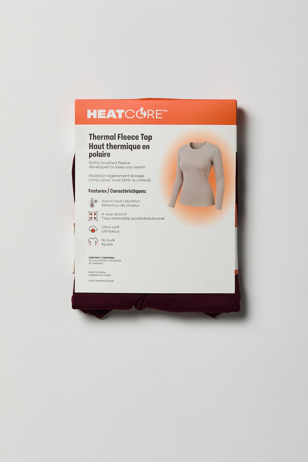 Vue alternative 5. Haut HEATCORE Warm doublé de molleton