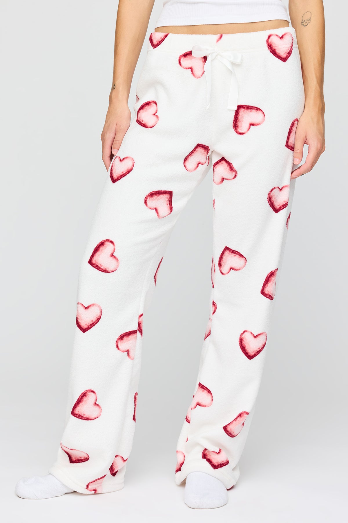 Vue alternative 2. Pantalon de pyjama imprimé en peluche