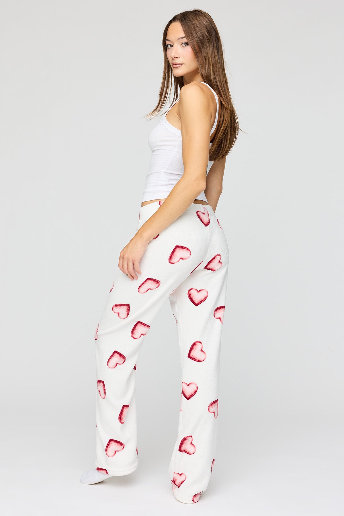 Vue alternative 3. Pantalon de pyjama imprimé en peluche