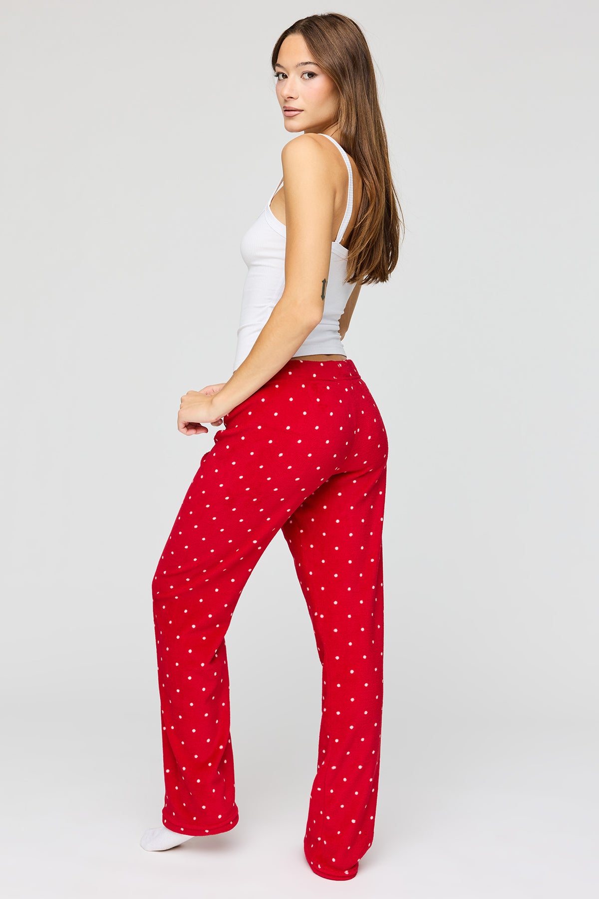 Vue alternative 3. Pantalon de pyjama imprimé en peluche