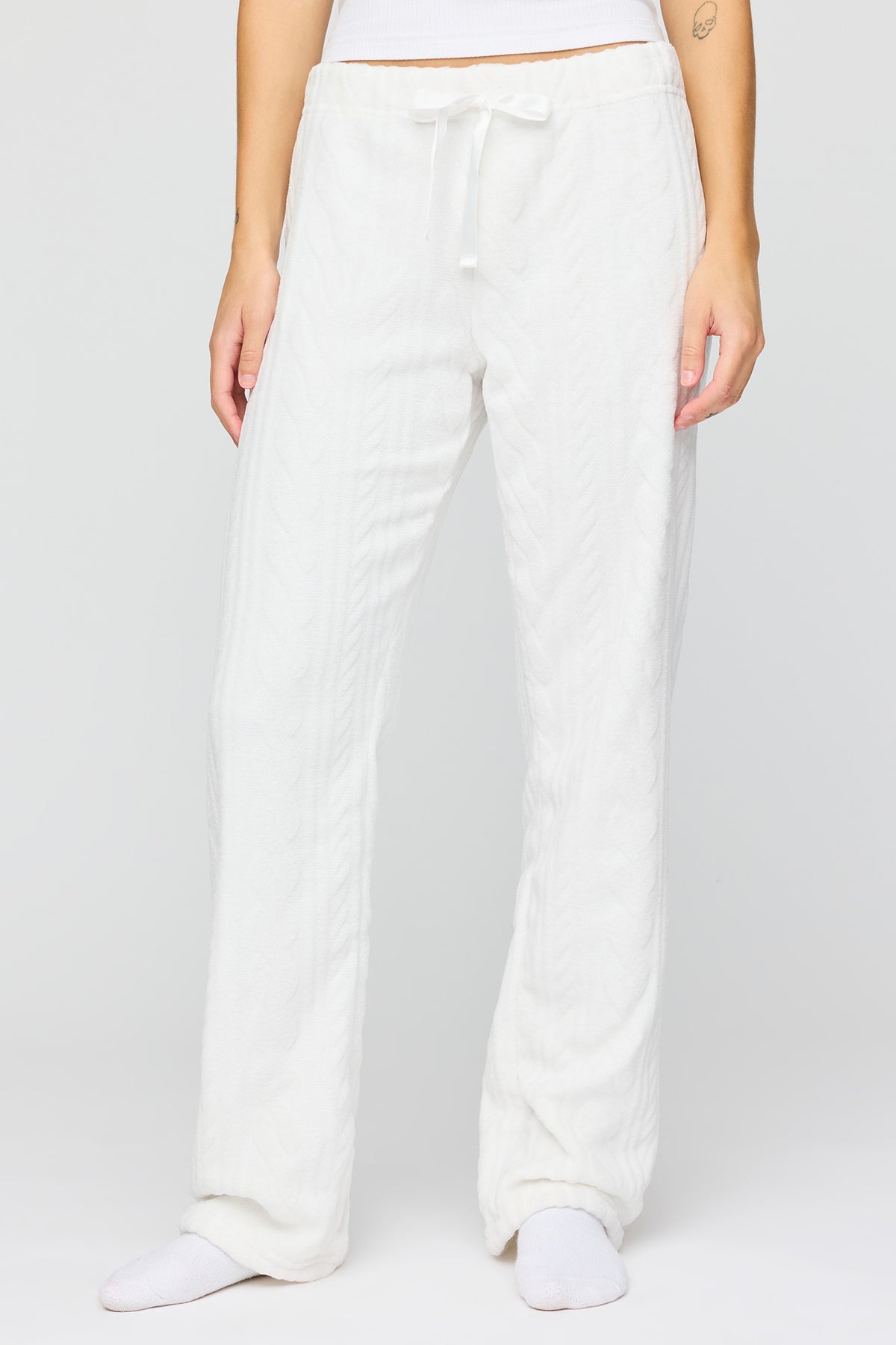 Vue alternative 2. Pantalon de pyjama imprimé en peluche
