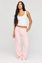 Pantalon de pyjama imprimé en peluche