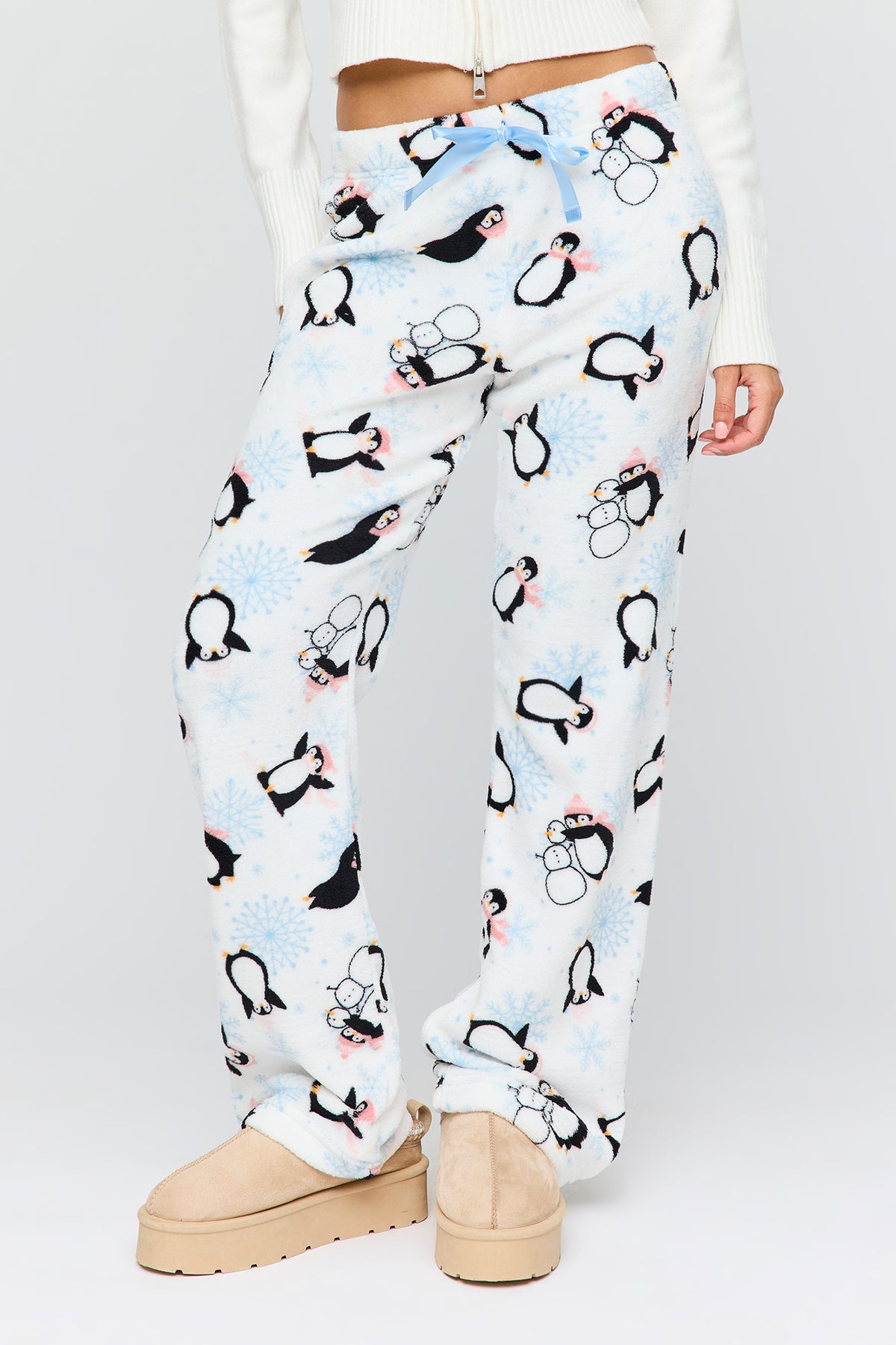 Vue alternative 2. Pantalon de pyjama en peluche à imprimé Hiver