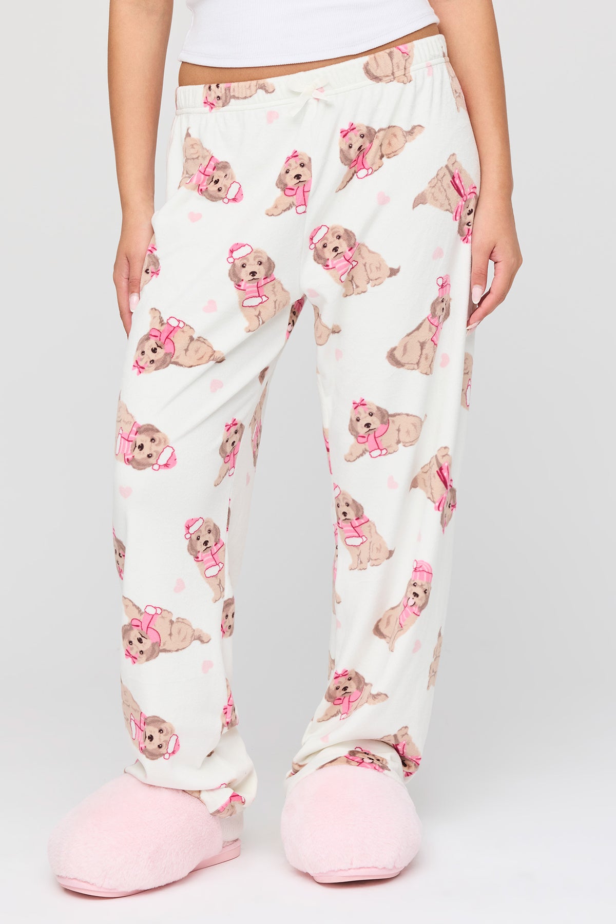 Alt View 2. Plush Pajama Pant - Ivory