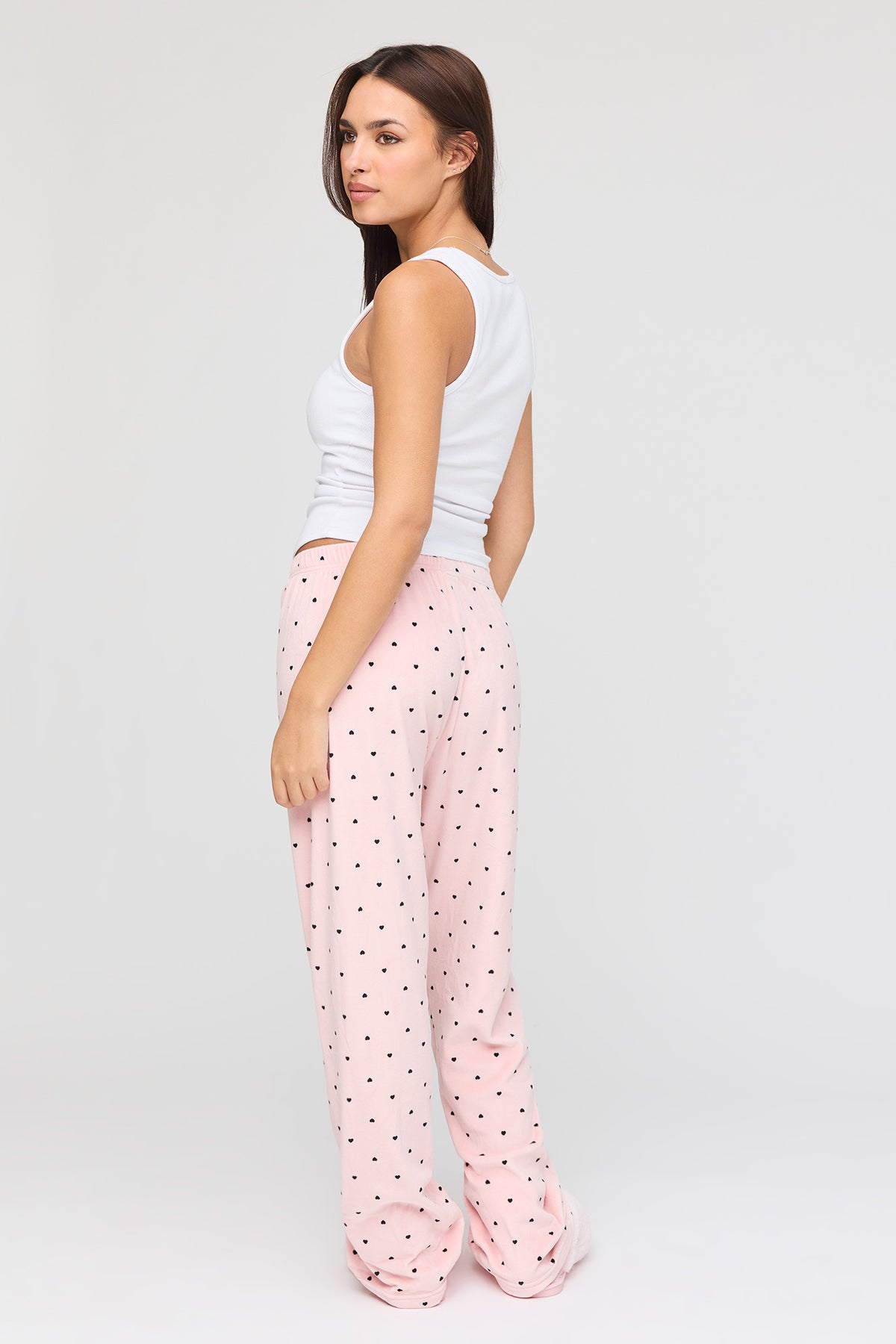 Alt View 3. Plush Pajama Pant - Light Pink