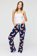 Pantalon de pyjama imprimé en peluche