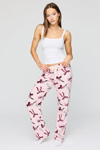 Printed Plush Pajama Pant