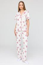 Button-Up Top & Pant Pajama Set