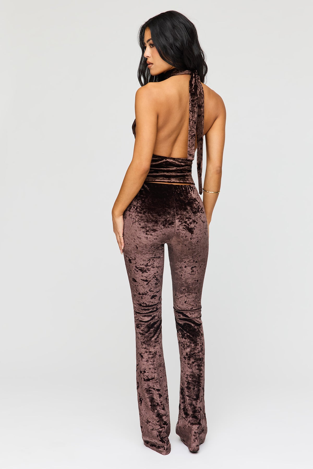 Vue alternative 3. Pantalon évasé en velours