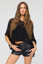 Faux Leather Short