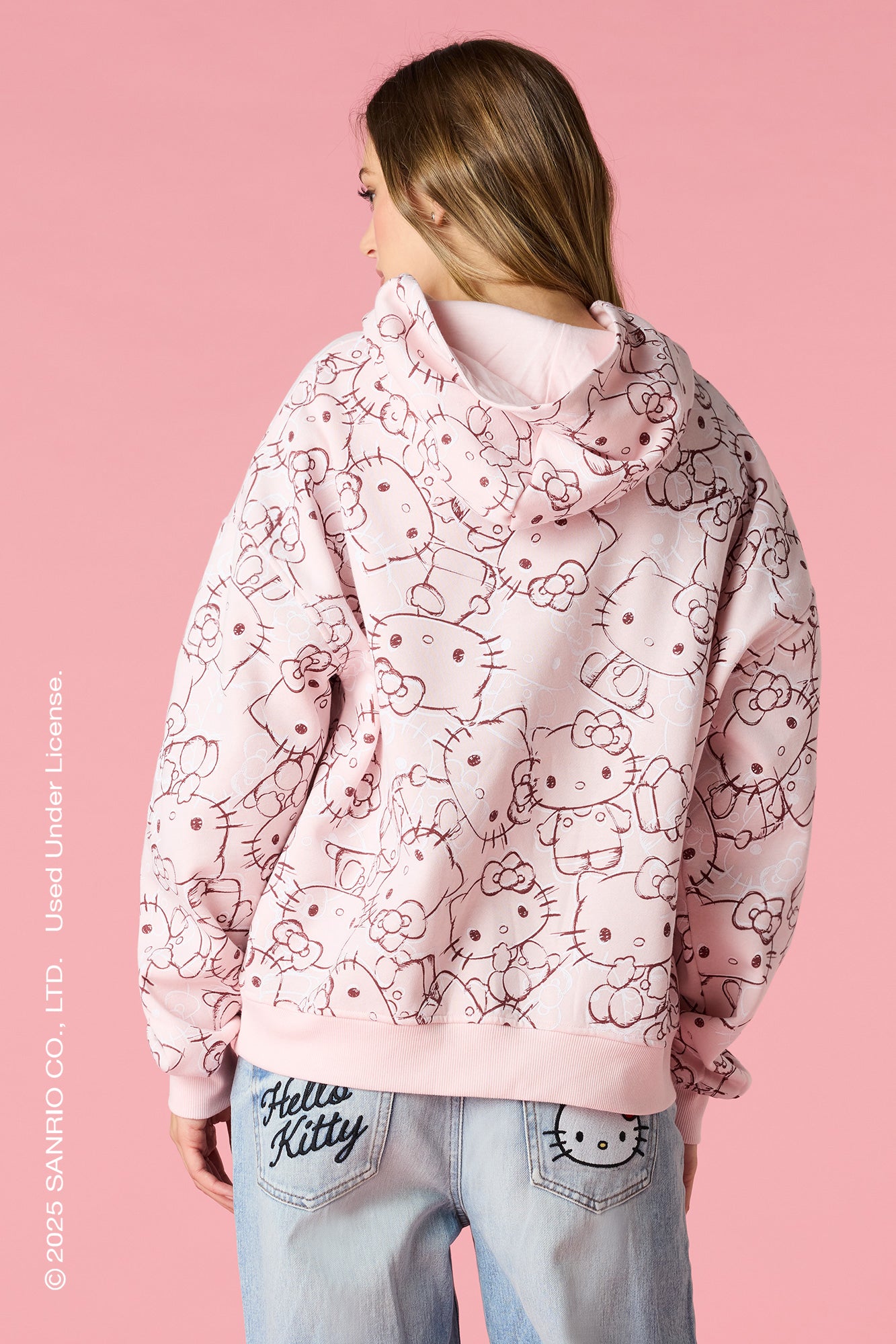 Hello Kitty® Print Fleece Hoodie – Urban Planet