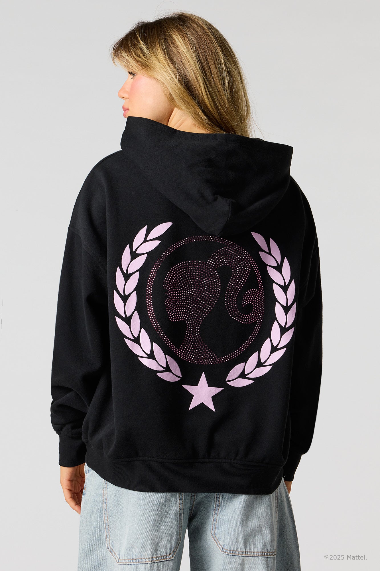 Barbie™ Rhinestone Fleece Hoodie – Urban Planet