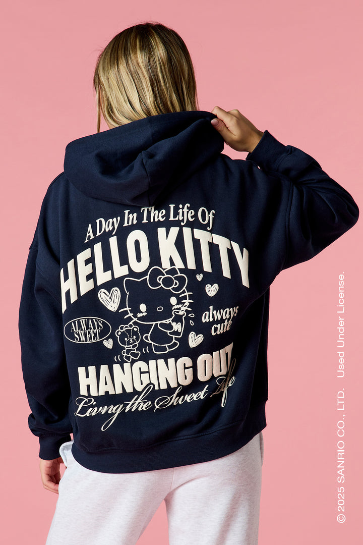 Hello Kitty® Embroidered Fleece Hoodie