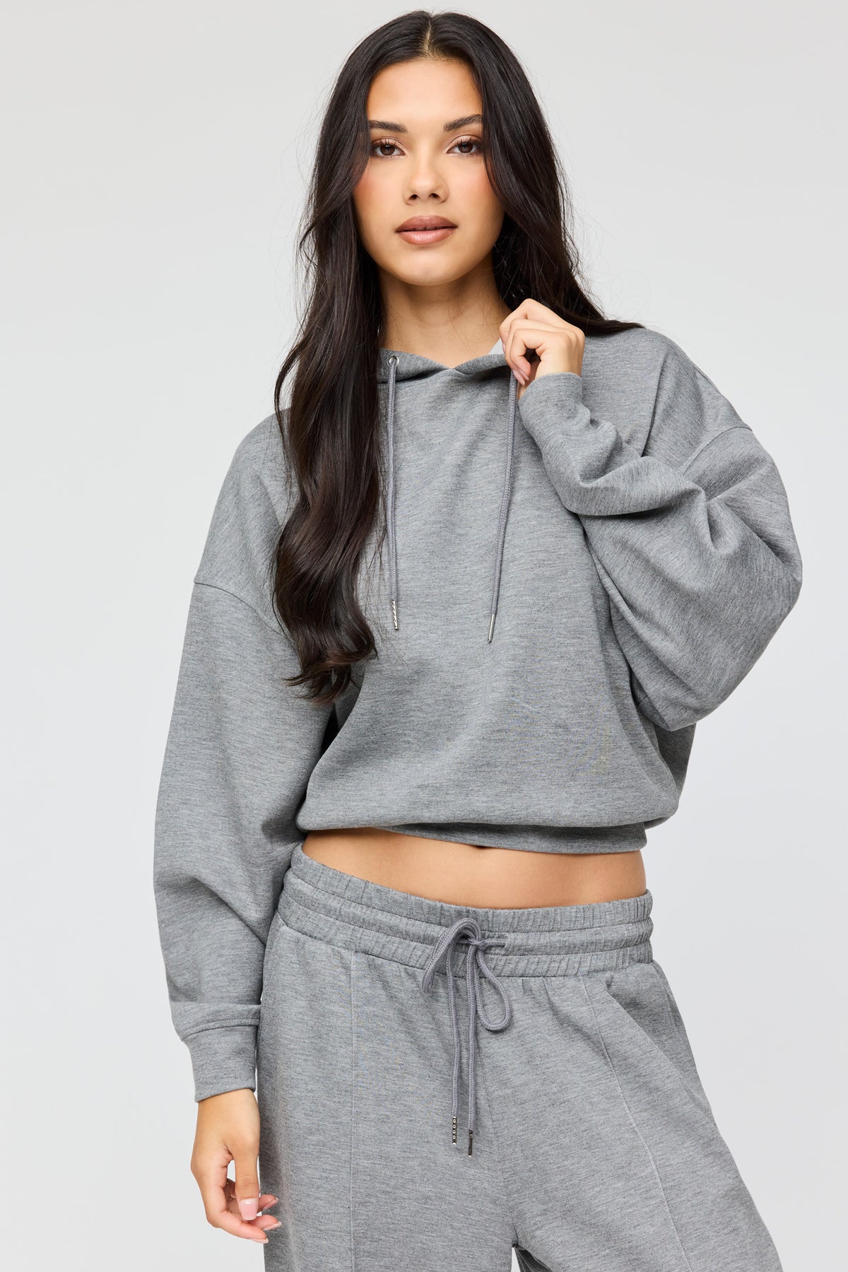 U/A Drawstring Hoodie - Dark Grey