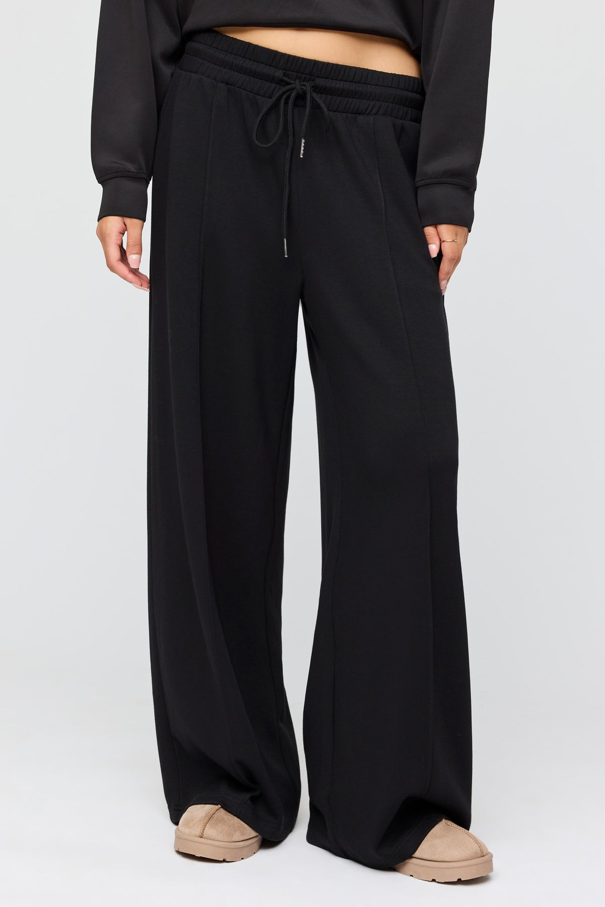 Alt View 2. U/A Wide Leg Pant - Black