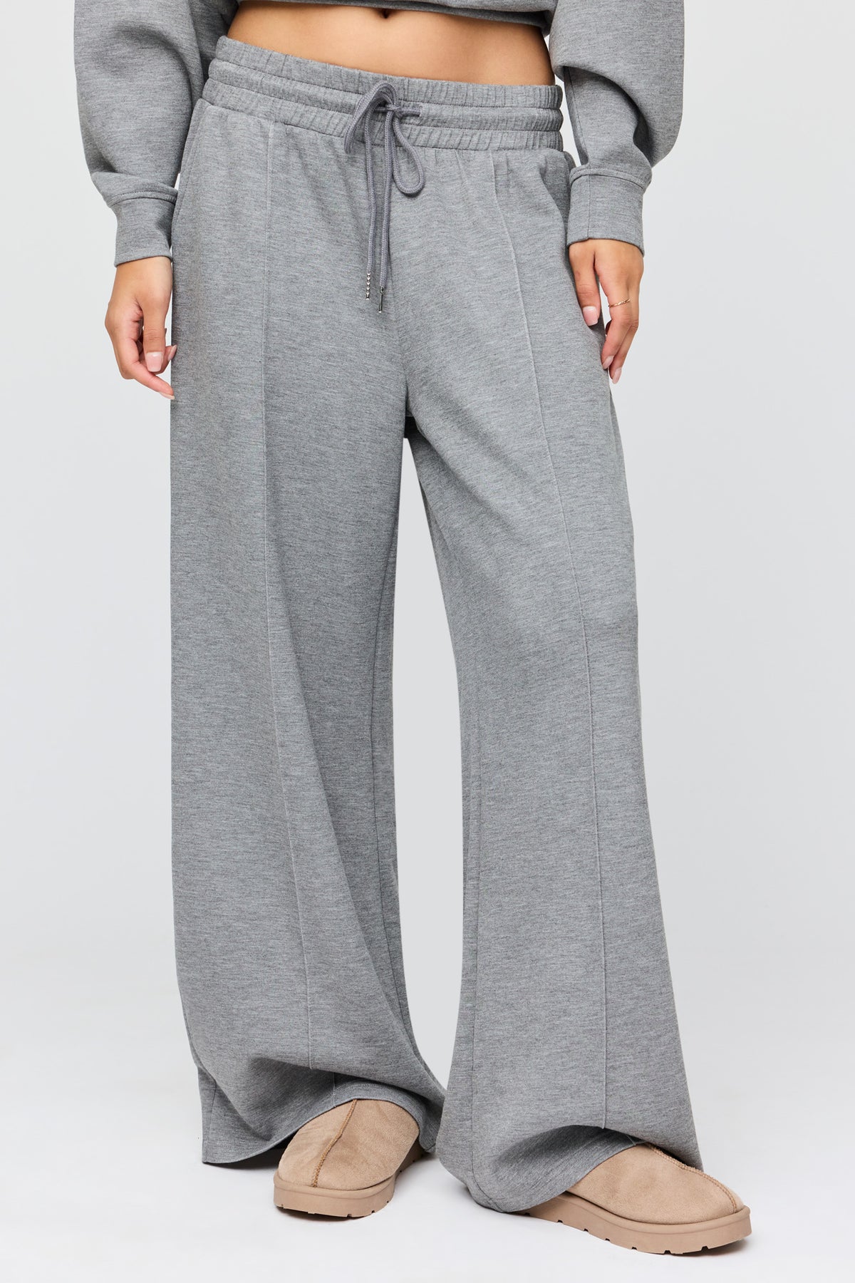 Alt View 2. U/A Wide Leg Pant - Dark Grey