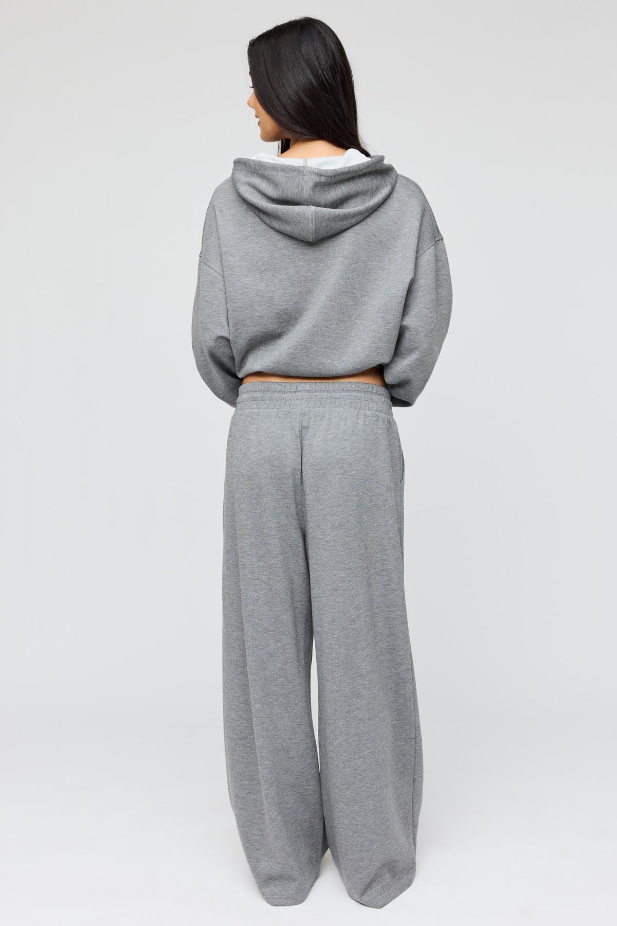 Alt View 3. U/A Wide Leg Pant - Dark Grey