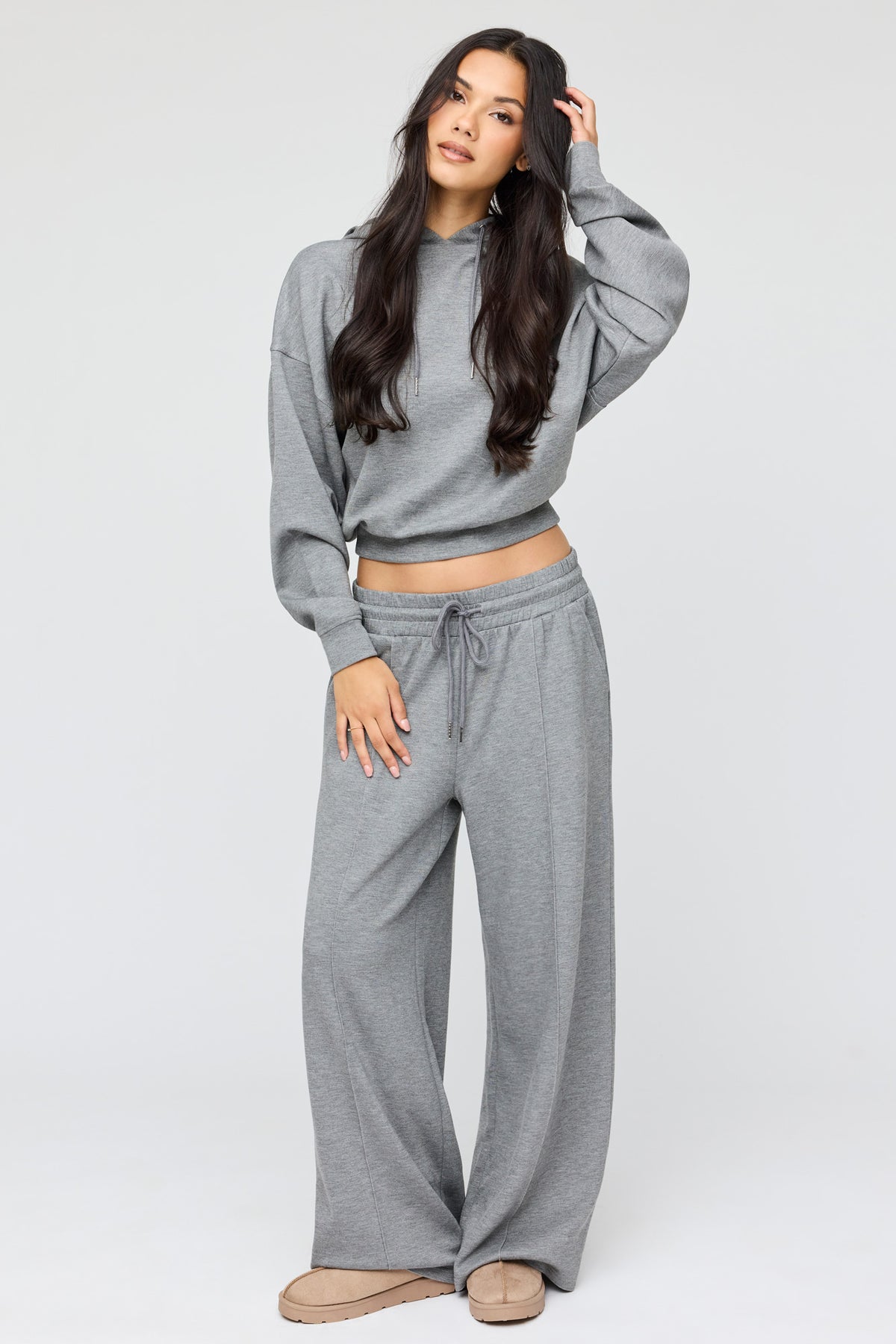 U/A Wide Leg Pant - Dark Grey