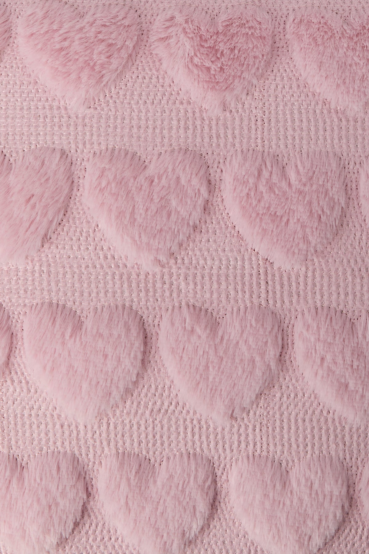 Vue alternative 2. Coussin Coeur texturé en peluhe