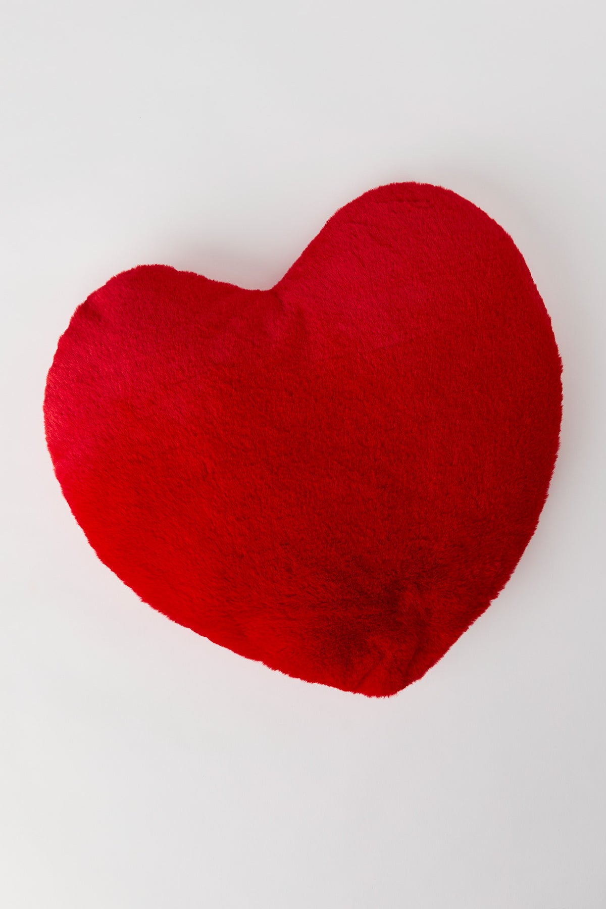 Plush Heart Pillow - Red