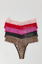 Juicy Couture Lace Thong Panty Set