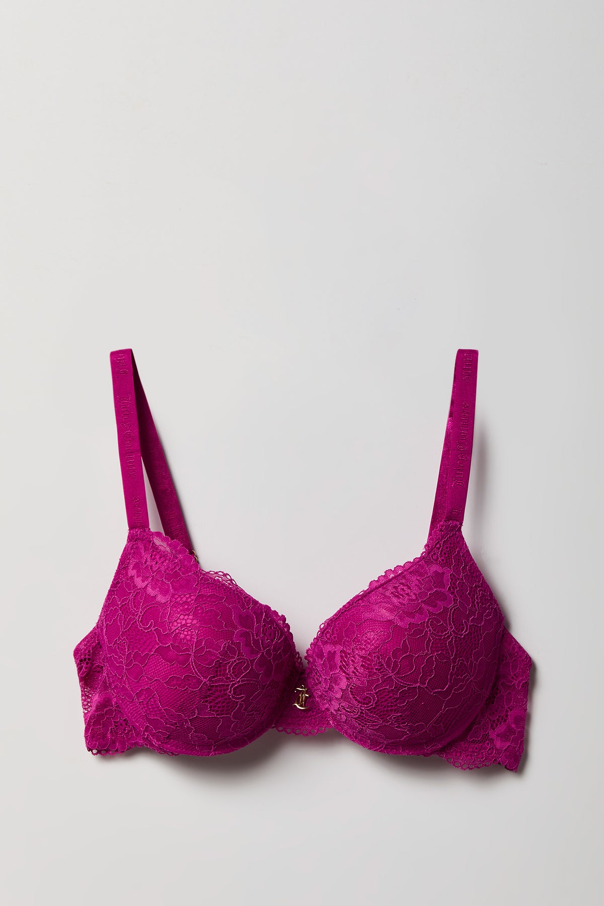 Alt View 5. Juicy Couture Lace Bra (3 Pack) - Burgundy