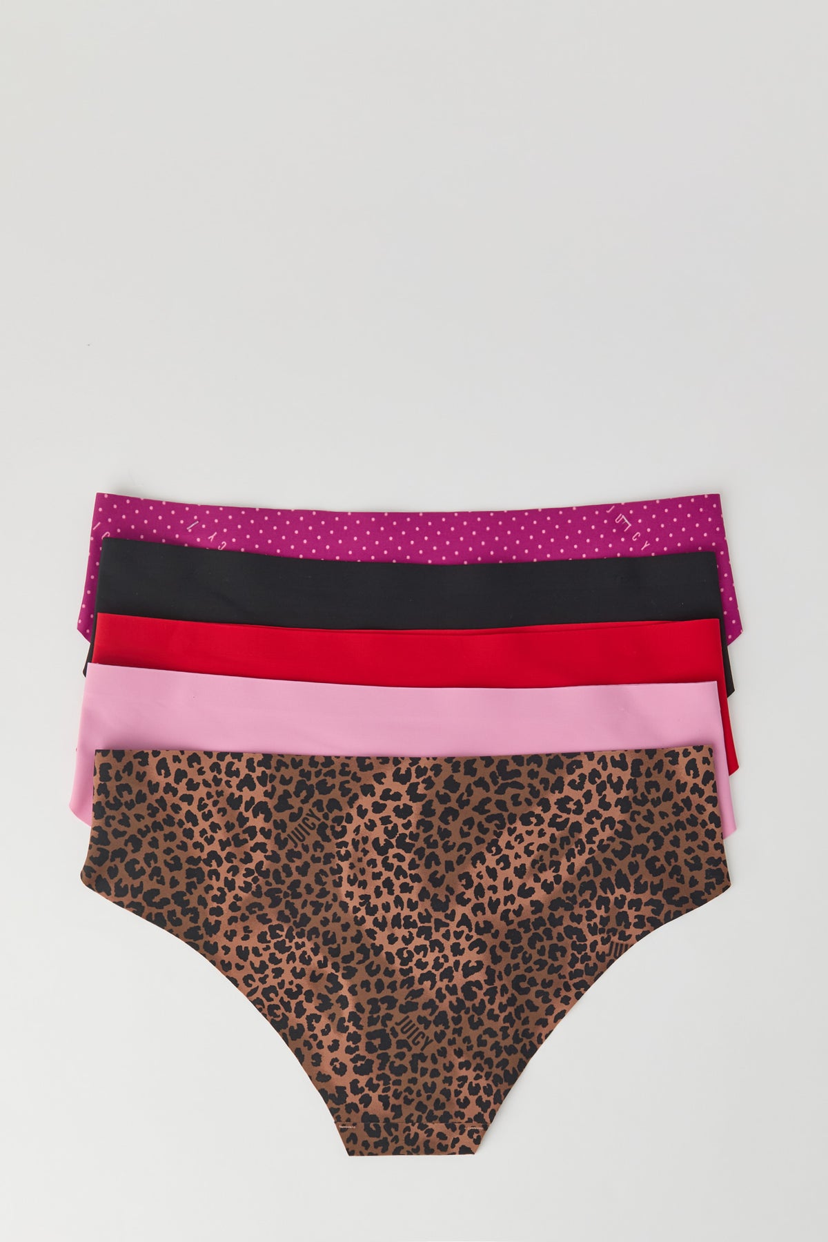 Alt View 2. Juicy Couture Seamless Hipster Panty Set - Leopard